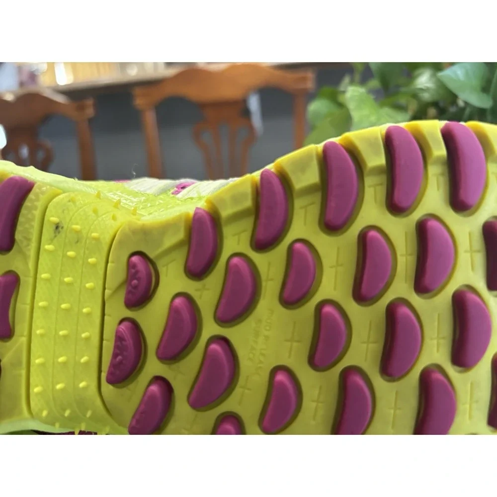 adidas Kanadia TR 4 Women's 8.5 Pink Lime Green Trail Running Sneakers